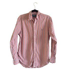 Polo Ralph Lauren Classic Fit Stripped Oxford Button Down Men's Shirt